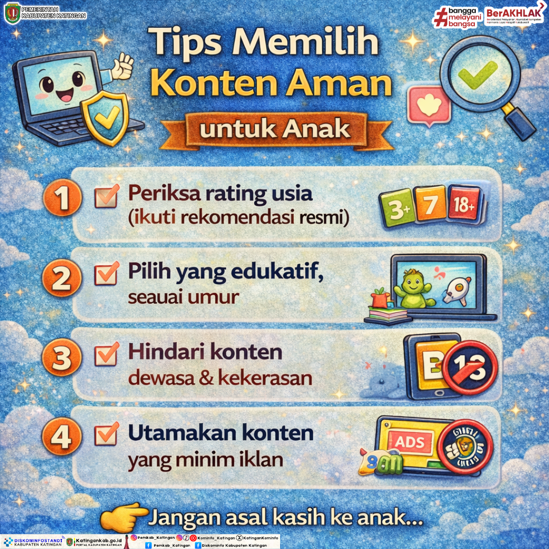 Tips Memilih Konten Aman bagi Anak